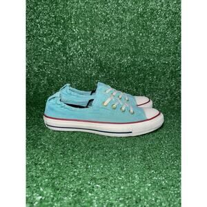 Converse Chuck Taylor All Star Shoreline Denim Blue Shoes Slip-On Women’s Size 8